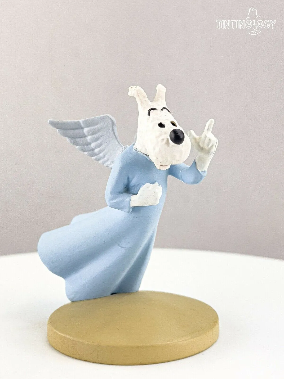 Tintin Figurine Officielle # 40 Angel Snowy - Tibet Herge model Moulinsart