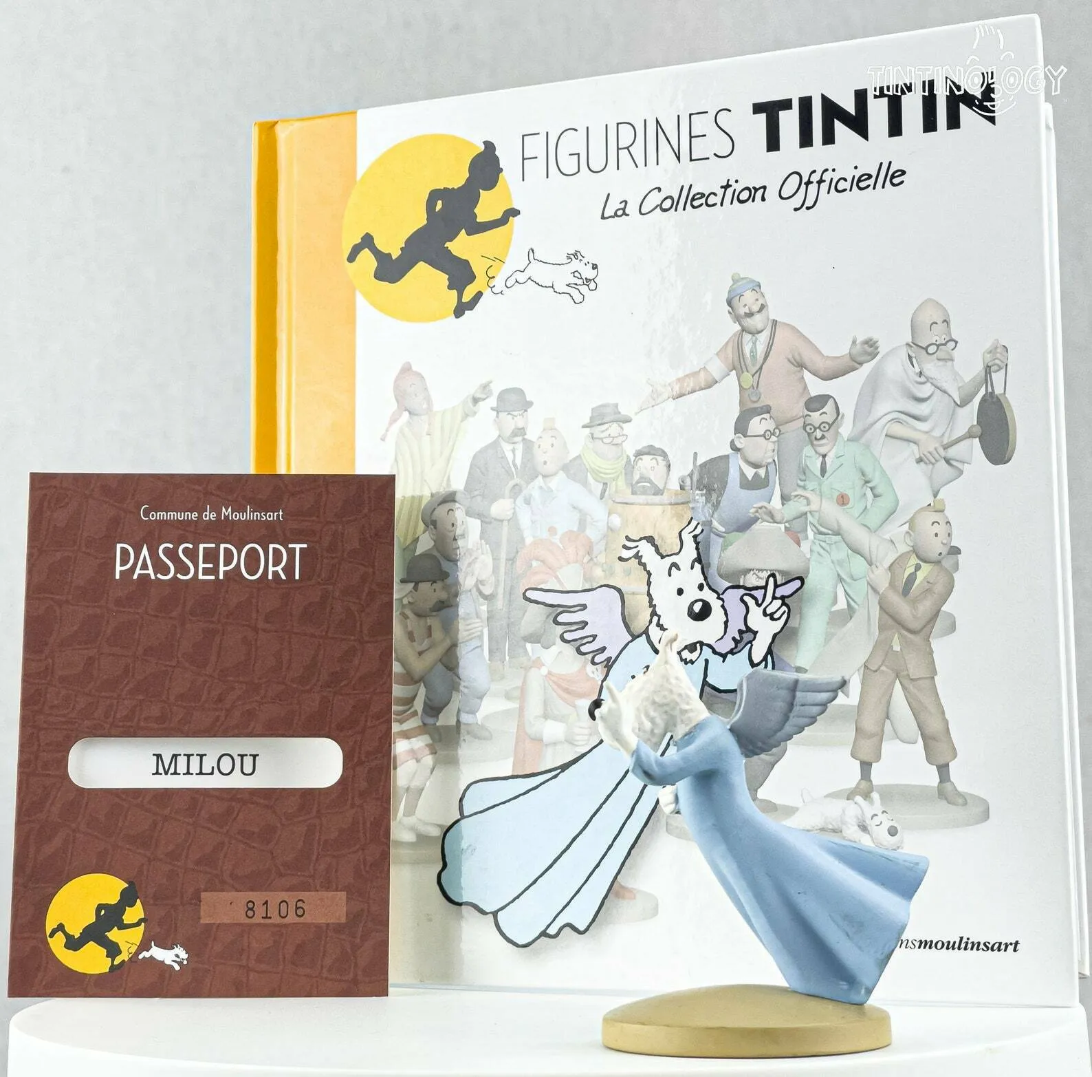 Tintin Figurine Officielle # 40 Angel Snowy - Tibet Herge model Moulinsart