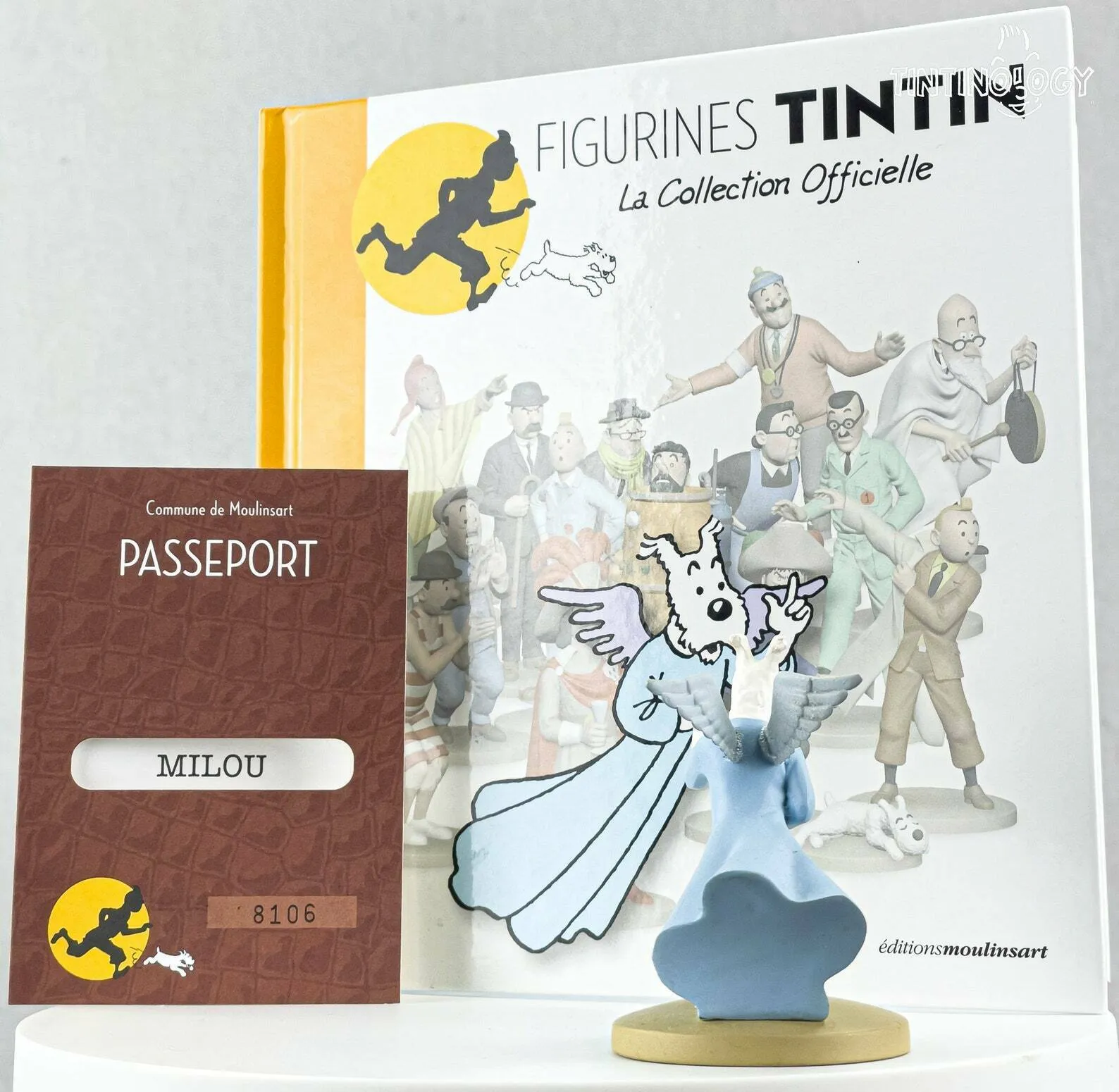 Tintin Figurine Officielle # 40 Angel Snowy - Tibet Herge model Moulinsart