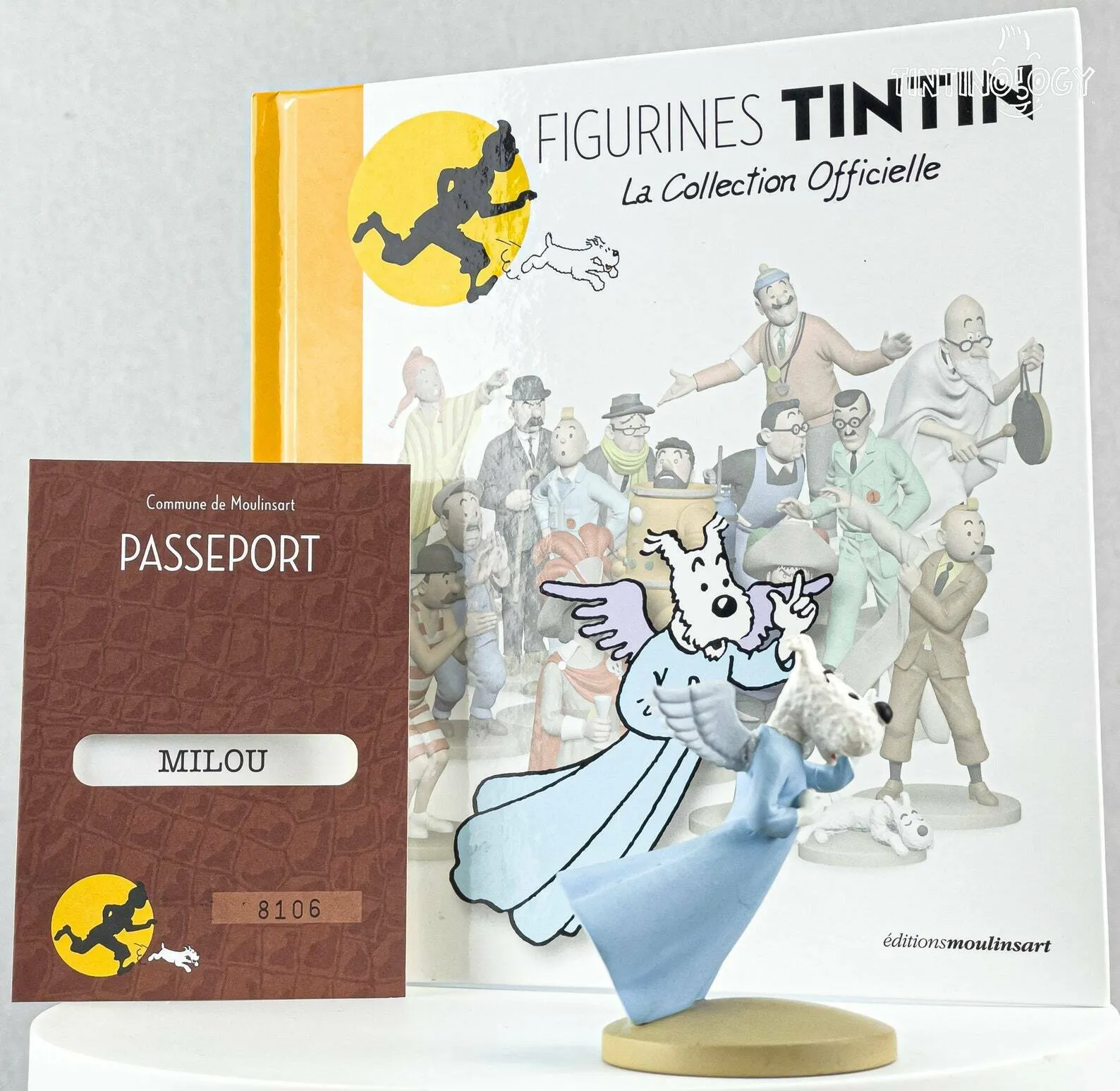 Tintin Figurine Officielle # 40 Angel Snowy - Tibet Herge model Moulinsart