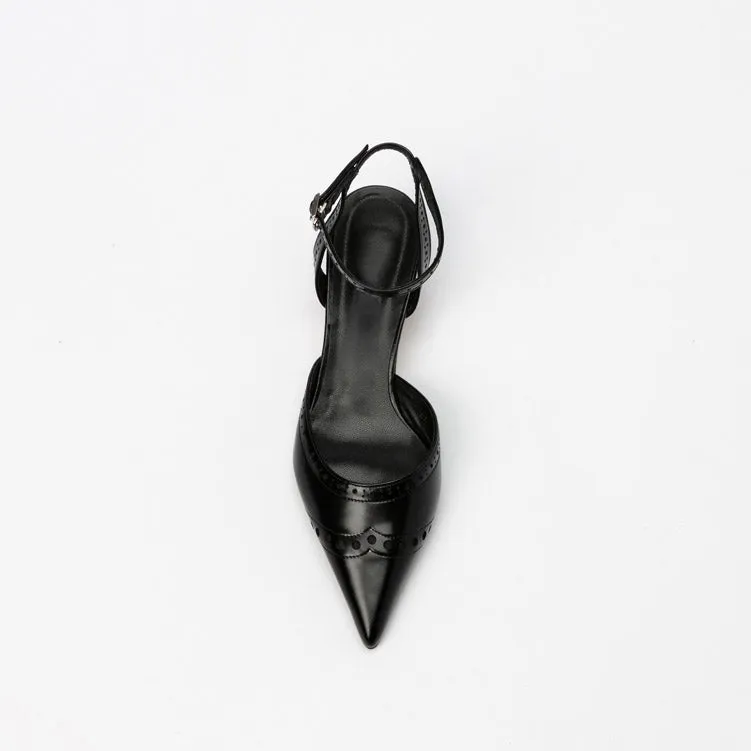 *UK size 1 - HAUS - black, 4cm heels